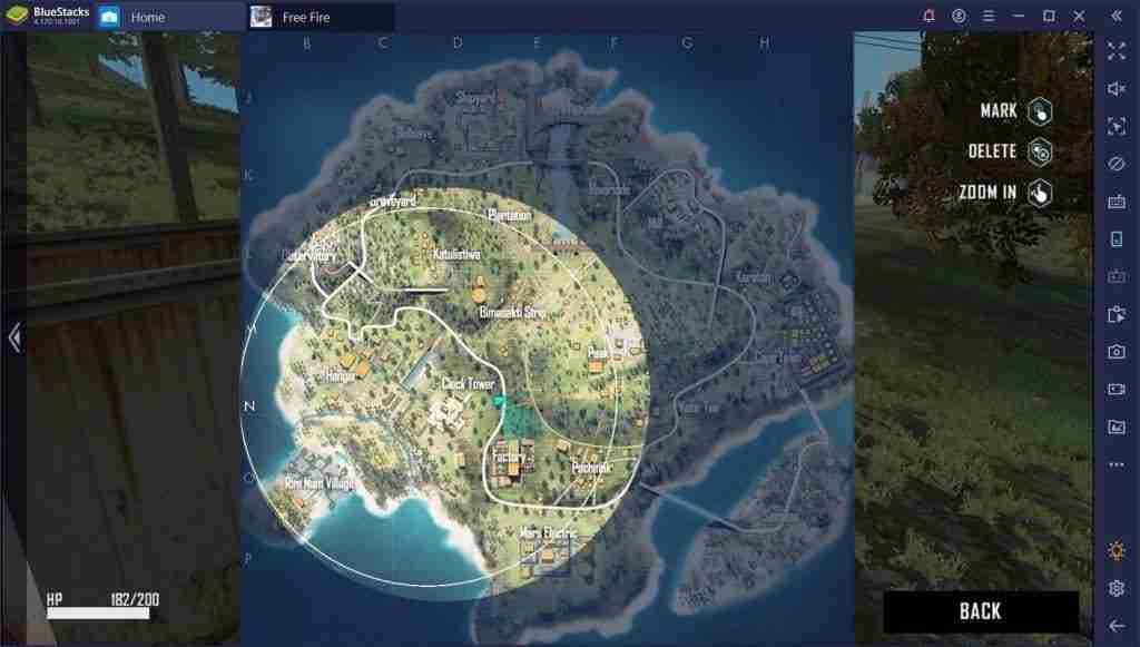 Lo que puedes ver en el mapa en Free Fire